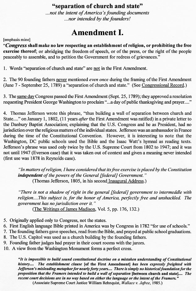 church state page 1