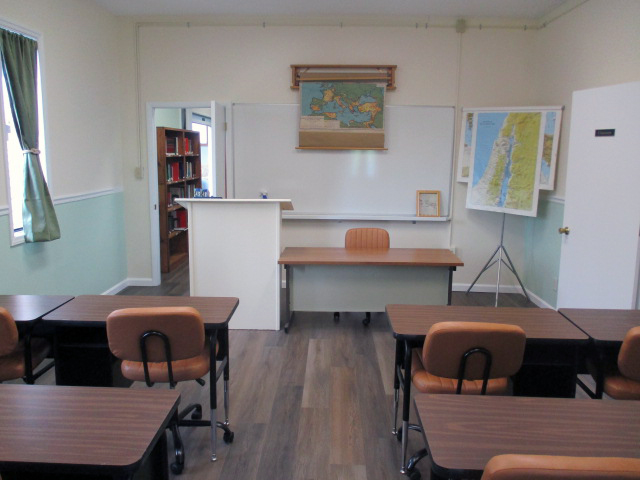 classroom from back